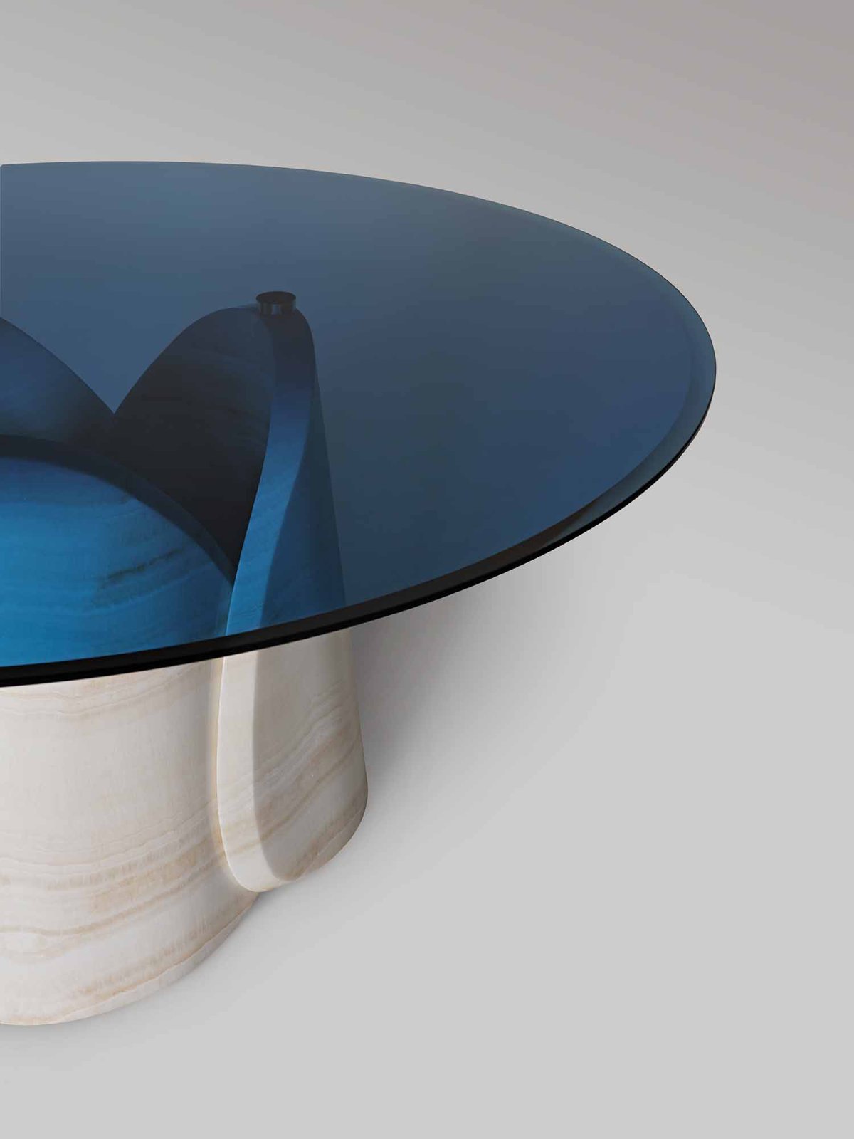 Lithos Design - Petalo_onice_avorio